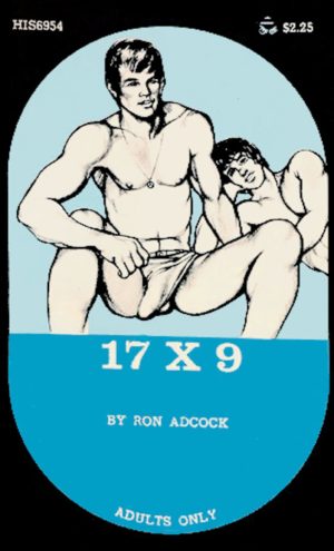 17x9 HIS69-54 Ron Adcock Vintage Gay Porn Book Cover