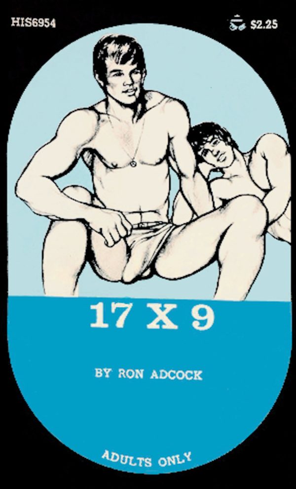 17x9 HIS69-54 Ron Adcock Vintage Gay Porn Book Cover