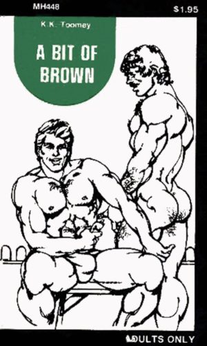 A Bit of Brown Manhard MH-448 Vintage Gay Porn Book Cover