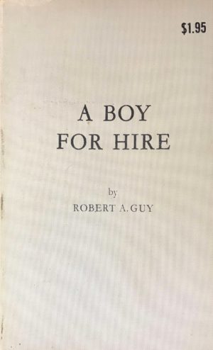 A Boy for Hire Vintage Gay Porn Book Cover
