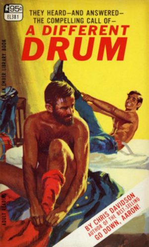 A Different Drum Ember Library EL-381 Davidson Vintage Gay Porn Book