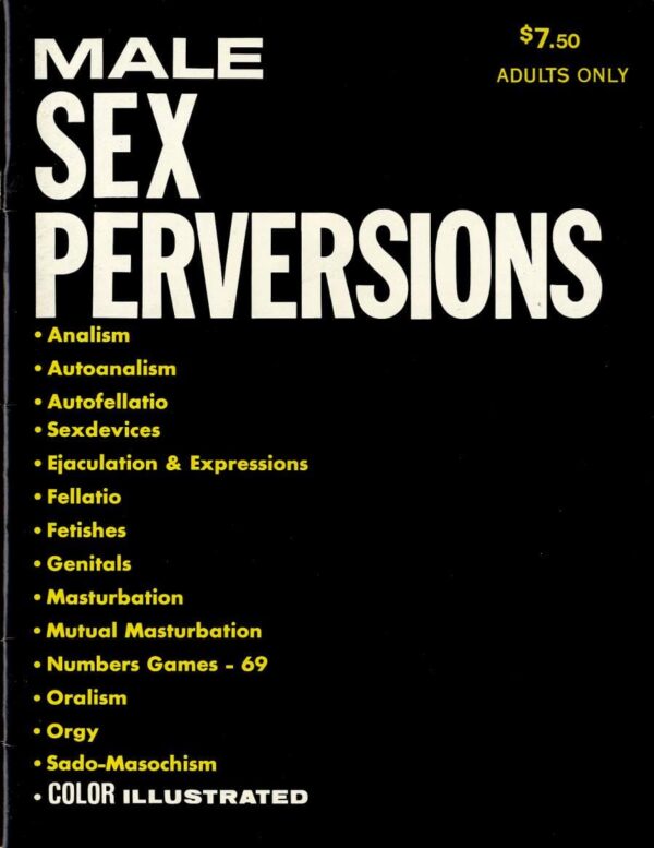 Male Sex Perversions