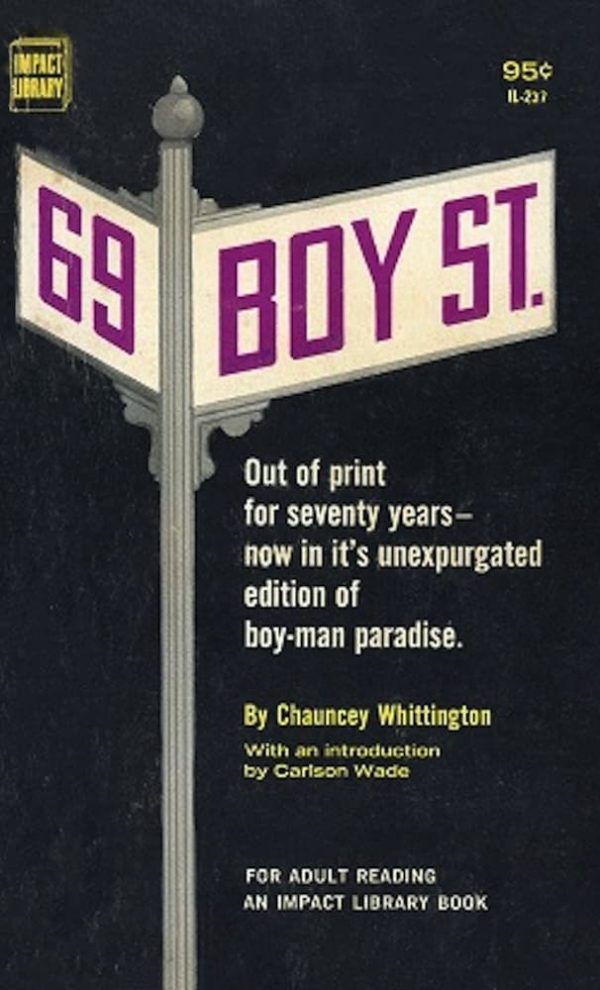 IL-237 69 Boy Street Vintage Gay Porn Book Cover
